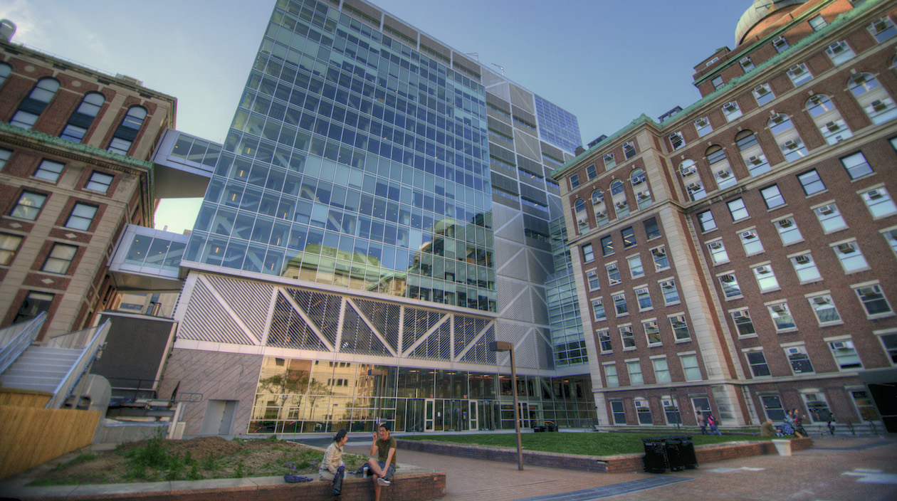 three Columbia Engineering buildings